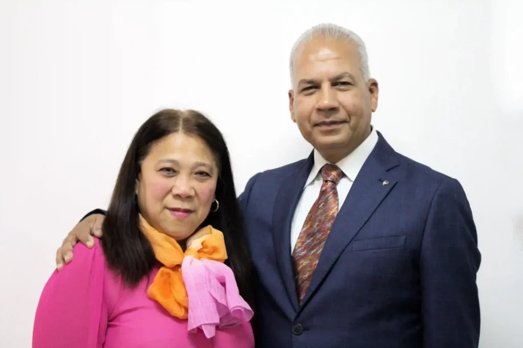 ICCR's elder Azmat Sohi and his wife