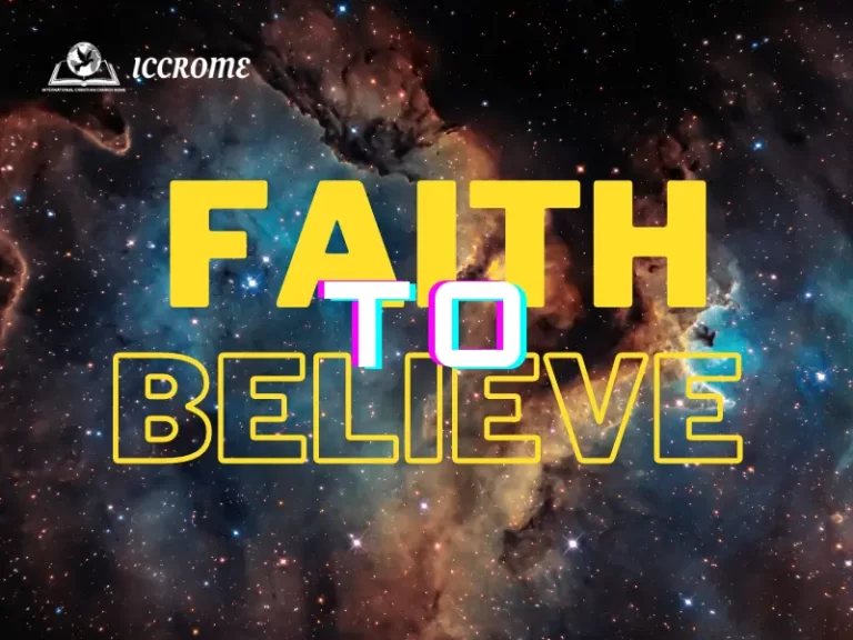A sermon by pastor Melinda about faith to believe