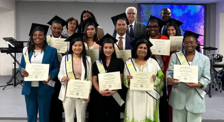 group photos of all the bible school graduates at ICCRome