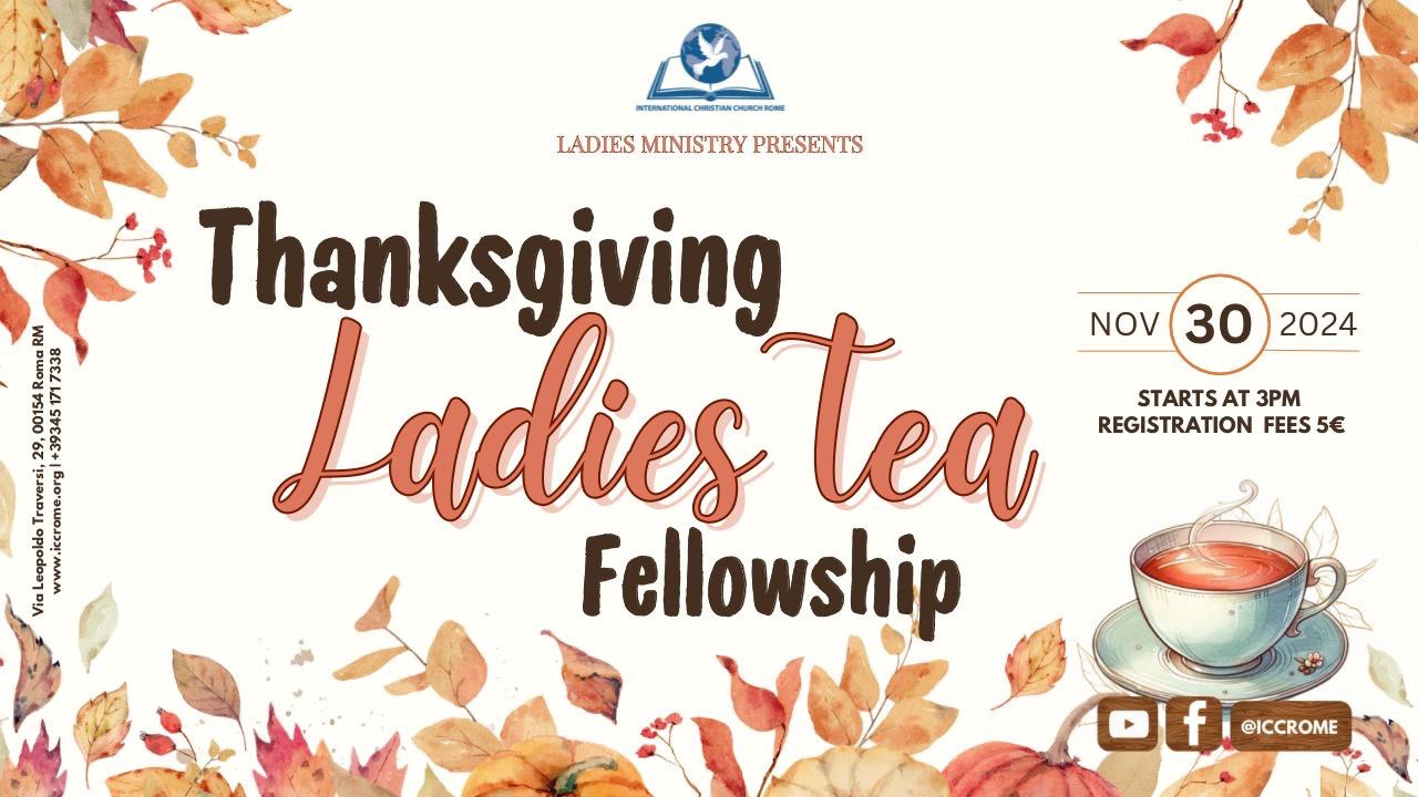 Ladies Tea Fellowship 2024