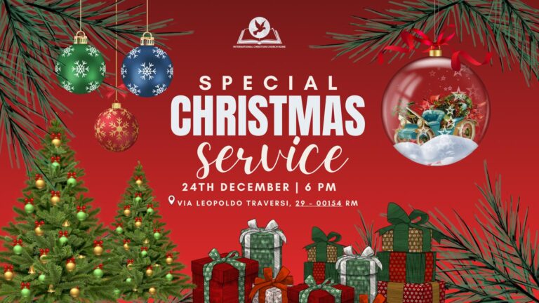 Christmas Service 2025 ICCR Rome